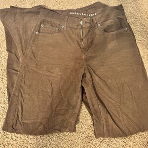 American Eagle Brown Corduroy Pants